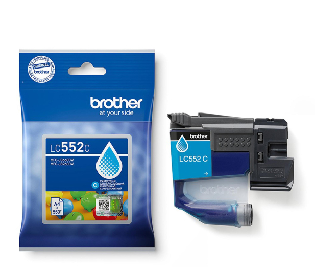 Brother LC552C cyan 500 str. - 1502557 - zdjęcie 3